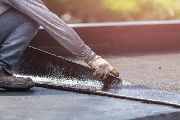Professional Waterproofing technician working in Zanesfield, OH